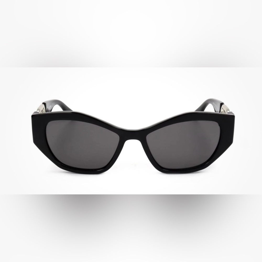 Karl Lagerfeld 6086S Black Modified Cat-Eye Sunglasses NIC